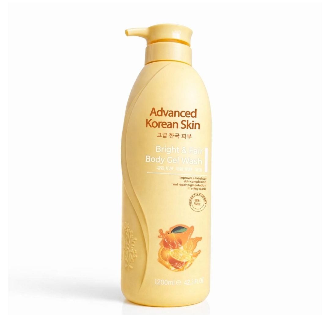 Advanced korean skin; Bright & Clear Body Gel Wash